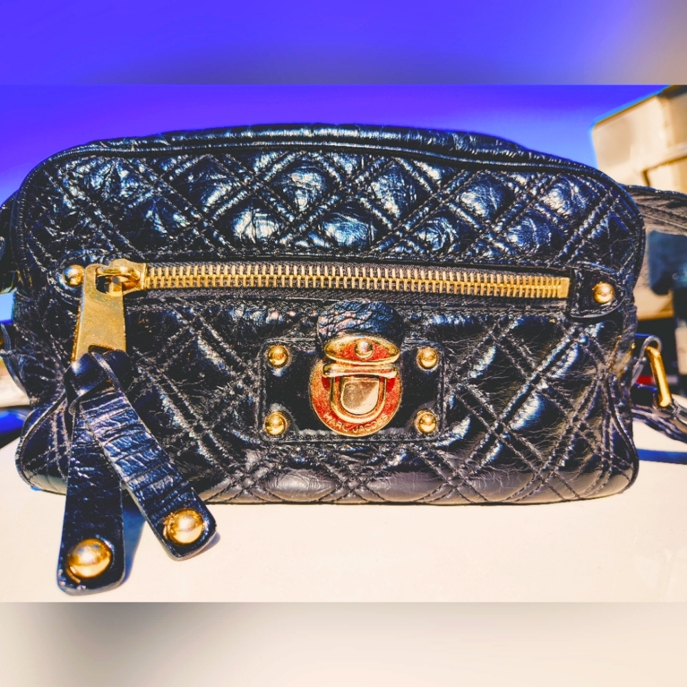 Marc Jacobs Black Leather Patent